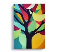 Unique Abstract Apple Tree Vol.3 Canvas Print for Living Room Bedroom Home Office Décor, Wall Art Picture Ready to Hang, 30x20 Inch (76x50 cm)