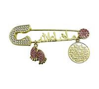 Unique Alloy Letter Brooch Pin with Influence Perfect Cultural Jewelry Accessory Brooch for Daily Charm Elegant Badge