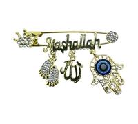 Unique Alloy Letter Brooch Pin with Influence Perfect Cultural Jewelry Accessory Brooch for Daily Charm Fashion Alloy Pin