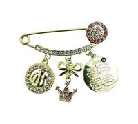 Unique Alloy Letter Brooch Pin with Influence Perfect Cultural Jewelry Accessory Brooch for Daily Charm Fashion Alloy Pin