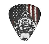 Unique American soldier flag Guitar pick for electric guitar, acoustic guitar, mandolin, and bass Custom Guitar Picks Thin, Medium & Heavy Gauges