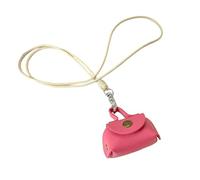 Unique And Colorful PU Leather Necklace Bag Pendant Neck Accessory Ideal For Enhancing Outfits At Work Or Casual Event Date Night Accessory