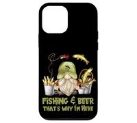 Unique Angler Gnome - Fishing And Beer That`s Why I´m Here Case for iPhone 12 mini