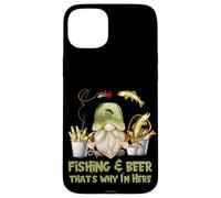 Unique Angler Gnome - Fishing And Beer That`s Why I´m Here Case for iPhone 15 Plus