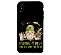 Unique Angler Gnome - Fishing And Beer That`s Why I´m Here Case for iPhone XS Max