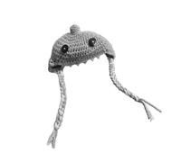 Unique Animal Costume Wigs Features Braids and Felted Teeth Soft Comfortable for Cats Dogs for Fun Photos and Laughter Soft Materials Hat
