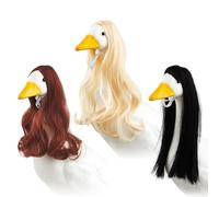 Unique Animal Hairpiece Attire Set Modeled After Traditional Bird Figure Enhances Party Themes And Festivities Synthetic Fiber Pet Costume