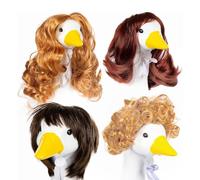 Unique Animal Hairpiece Attire Set Modeled After Traditional Bird Figure Enhances Party Themes And Festivities Synthetic Fiber Pet Costume