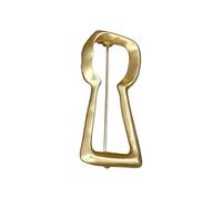 Unique Antique Shaped Pin Sturdy Alloy Statement Jewelry Piece Permanent Alloy Pin, One Size, as described
