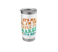 Unique Apple Pie Lover Design for Pie Baking Enthusiast Stainless Steel Insulated Tumbler