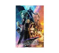 Unique Art Final Posters Fantasy VII Rebirth Indoor Classic Video Game Poster 2 Canvas Poster Bedroom Decor Landscape Office Room Decor Gift 24x36inch(60x90cm)