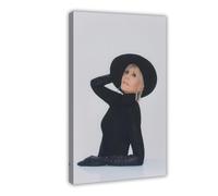 Unique Art Intellectual Actress Jane Fonda Indoor Portrait Poster 2 Canvas Poster Bedroom Decor Landscape Office Room Decor Gift 24x36inch(60x90cm)