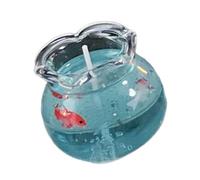 Unique Artistic Fish Tanks Wax with Freesia Scent for Bedroom Meditations Scented Gift