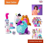Misfittens | Surprise Cat Plush | Cuddly Soft Toy for Girls and Boys, Toddler Toys, Plush Gift for Kids, Suitable for Kids Aged 4+ | Basic Fun, 03936