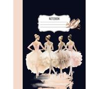 Unique Ballerina Notebook: Wide Ruled Lined Paper Notebook for Ballet Dancers | Aesthetic Journal for Students and Adults | Lovely Ballet-Themed Gift Idea |110 Pages | 7.5 x 9.25 Inch Size
