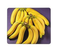 Unique Banana Fruit Mouse Pad with Stitched Edge, Comfortable Mouse Pads with Non-Slip Rubber Base Gaming Mouse Mat Washable Mousepads Computers Laptop Desk Accessories for Office 7.9 x 9.5 in