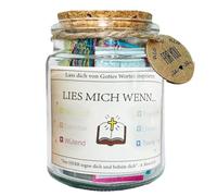 Unique Bible Accessories- A prayer jar with scripture cards; a reusable item for spiritual reflection.