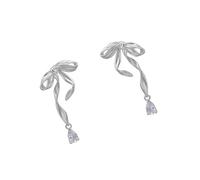Unique Boutique Bowknot Zircon Ear Studs Ribbon Styles Fashion Ear Rings Jewelry For Special Occasions