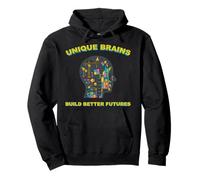 Unique Brains Build Better Futures Autism Awareness Autistic Pullover Hoodie