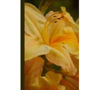 Unique Bright Azalea Flower Matte Cover lined 200 Page 5.5" x 8.5” Hardcover Floral Botanical Journal Diary Notebook