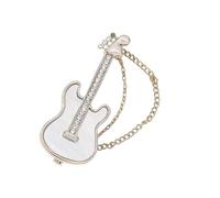 Unique Brooch Pin Guitar Badge Beautiful Pin Alloy Structure Fashionable Accessory Suitable for Clothing and Bag Decoration Trendy Brooch Accessories, one size, As described