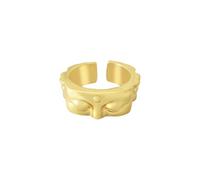 Unique Buddhas Half Face Open Rings For Women Men Vintage Adjustable Wrap Knuckle Middle Finger Band Punk Personalized Amulet Good Luck Wealth Buddhist Protection Jewelry Gifts Birthday Anniversary