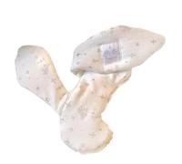Unique Bunnies Ear Eye Shade Washable Travel Eye Covers Cartoon Blindfold for Women Men Romantics Lace Sleep Blindfolds