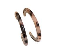 Unique C Shaped Hoops Earrings with Leopard Appeal Portable and Sturdy Materials for the Modern Woman Casual Wear Leopard Round Earrings