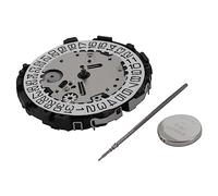 Unique Calendar Watch Movement Quartz Movement High Precision Replaceable VR32A VR32B Electronic Watch Wrist Repair Parts, As shown