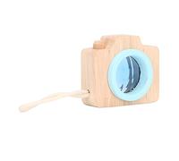 Unique Camera Style Prism Lens Toy, Novel Bee Eye Effect Children's Toy, Play and Learn Bee Eye Prism Lens, Portable Pocket Size (Blue)
