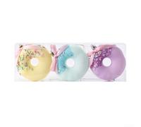 Unique Candy Shaped Christmas Ball Ornament Made of PVC for Tree Decorations and Festive Table Displays to Enrich Holiday Family Celebrations (E)