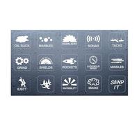 Unique car dashboard decal for personalization and error prevention, no trace left behind car interior sticker