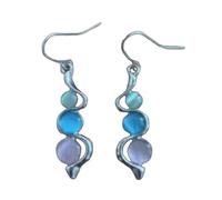 Unique Cats Eye Gemstones Drop Earrings Artificial Crystal Opals Ear Jewelry For Women Stylish Valentines Day Everyday Wear Earrings