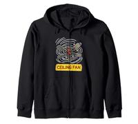 Unique Ceiling Fan Design for Enthusiasts Zip Hoodie