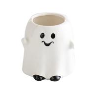 Unique Ceramic Ashtray for Home Piece Living Room Accessory Stylish Ash Collector Cool Christmas Ornament (A, 22x14x13.5cm)