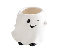 Unique Ceramic Ashtray for Home Piece Living Room Accessory Stylish Ash Collector Ds9 Ornament (A, 22x14x13.5cm)