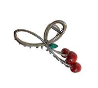 Unique Cherry Shape Large Hair Claw Clip Hair Clamp Fruit Cherry Catch Bullet Hair Ornaments