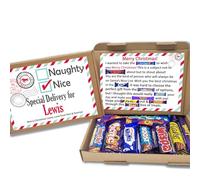 Unique Christmas Poem Chocolate Treats Box Gift Hamper for Him/Her | Sweet Treat for a Loved One