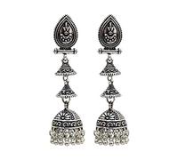 Unique Classic Shape Earrings Ethnic For Women Men Lovely Fashion Small Ear Jewelry Studs Silver