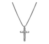 Unique & Co AN-125/50CM Men's Stainless Steel Cross Necklace