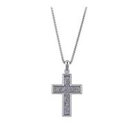 Unique & Co AN-133/50CM Men's Stainless Steel Cross Necklace