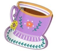 Unique Coffee Cup Print Hair Claw Light Weight Durability Acrylic Hair Clip Stylish Hair Accessories