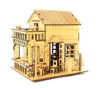 Unique Coffee House Easy to Assemble Puzzle Model Three-dimensional Unique Kids on Birthday/Christmas Day Modeling Kits for Adults Kit Tools Kit for Adults