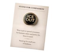 Unique Compassion Pin Brooch Metal Construction Supports Kindness Positive Mental Lapel Pin for Various Use Metal Sympathy Brooch