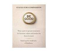 Unique Compassion Pin Brooch Metal Construction Supports Kindness Positive Mental Lapel Pin for Various Use Metal Sympathy Brooch