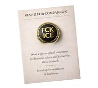Unique Compassion Pin Brooch Metal Construction Supports Kindness Positive Mental Lapel Pin for Various Use Sympathy Pin Badge