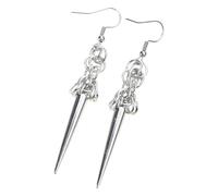 Unique Cone Designs Dangle Earrings Contemporary Cone Sturdy Drop Ear Accessory For Fashion Enthusiasts Allergy Resistant