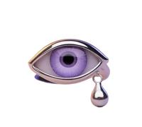 Unique Crying Eye Rings with Colorful Resin Tear Drops Design Suitable for Emotional Expression and Fashion Statement Colorful Resin Jewelry