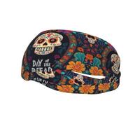 Unique Customized Headbands for Men and Women - Stylish Sweat Bands for Running, Workout, and Sports - Moisture Wicking and Stretchable Floral Dead Decor