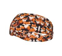 Unique Customized Headbands for Men and Women - Stylish Sweat Bands for Running, Workout, and Sports - Moisture Wicking and Stretchable Foxes Playful Gathering